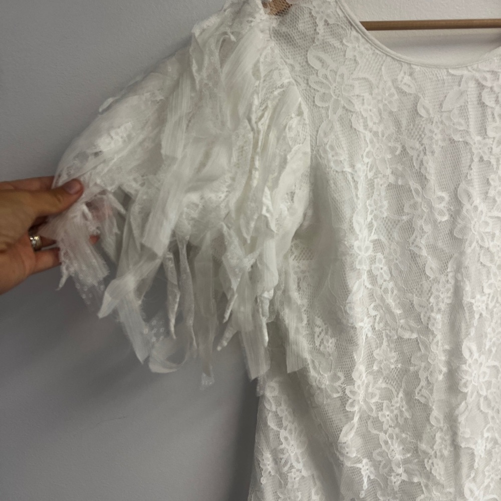 Free People Songbird mini lace dress size medium fits xs-m retails for $248 - Picture 4 of 7